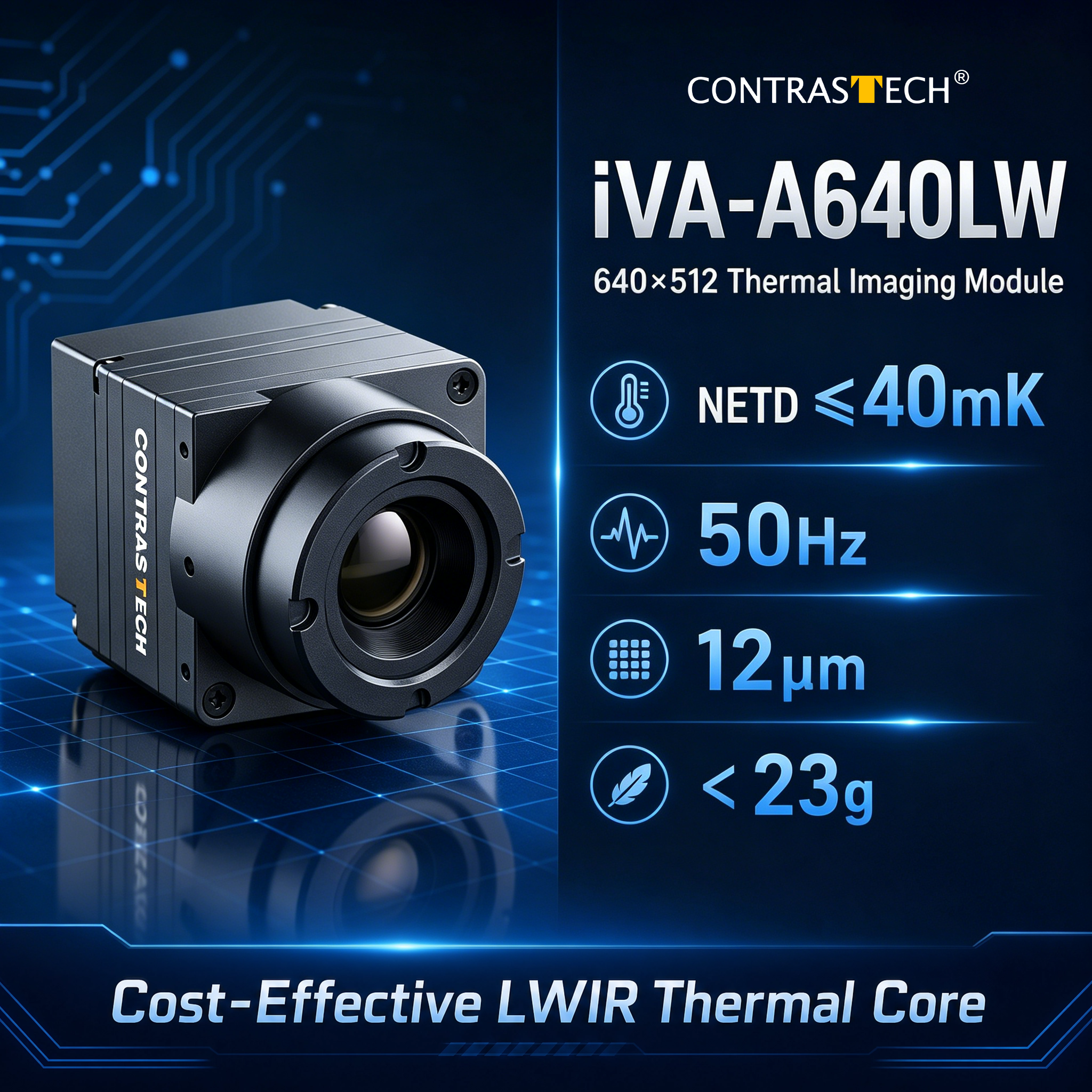 Drone Thermal Imaging - 640x512 LWIR Thermal Imaging Module 50Hz