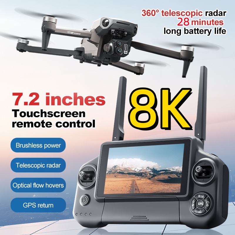 8K 3 Axis Gimbal Brushless 7.2 - Drone Mapping avaliação e preço
