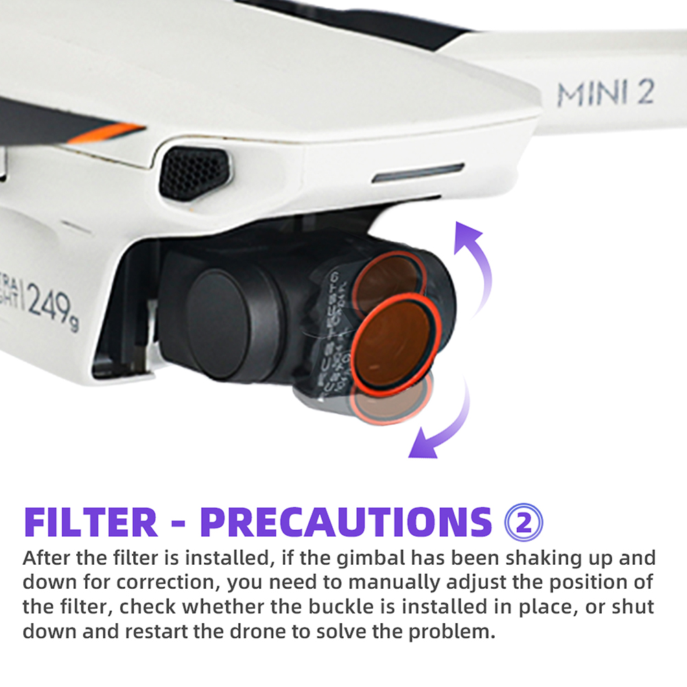 DJI Mini 2 Camera Lens Filter  - Drone Ndvi avaliação e preço