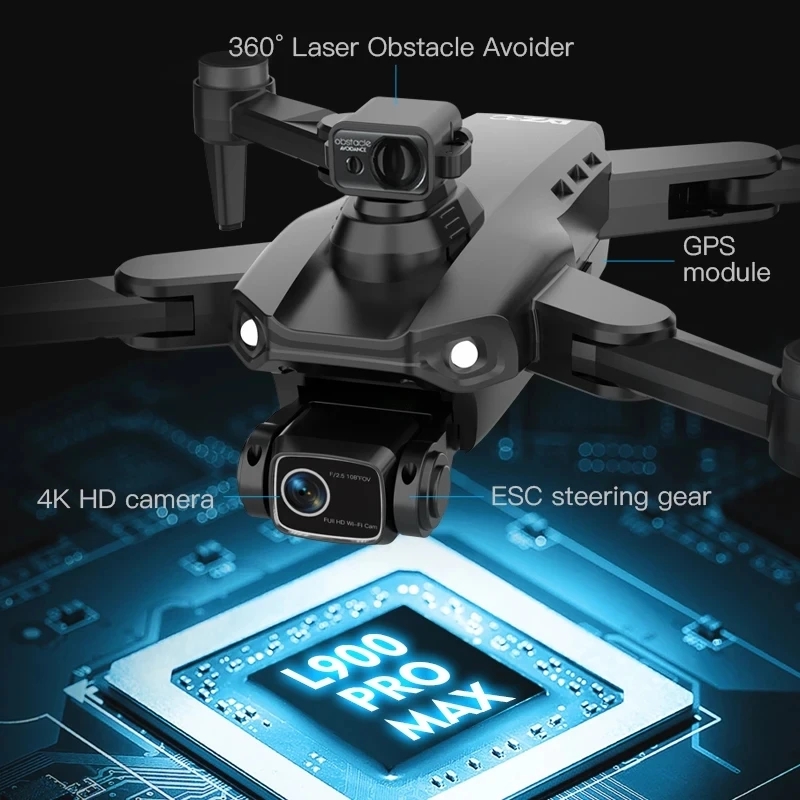 L900 Pro MAX GPS Drone 4K Prof - Drone Surveying avaliação e preço
