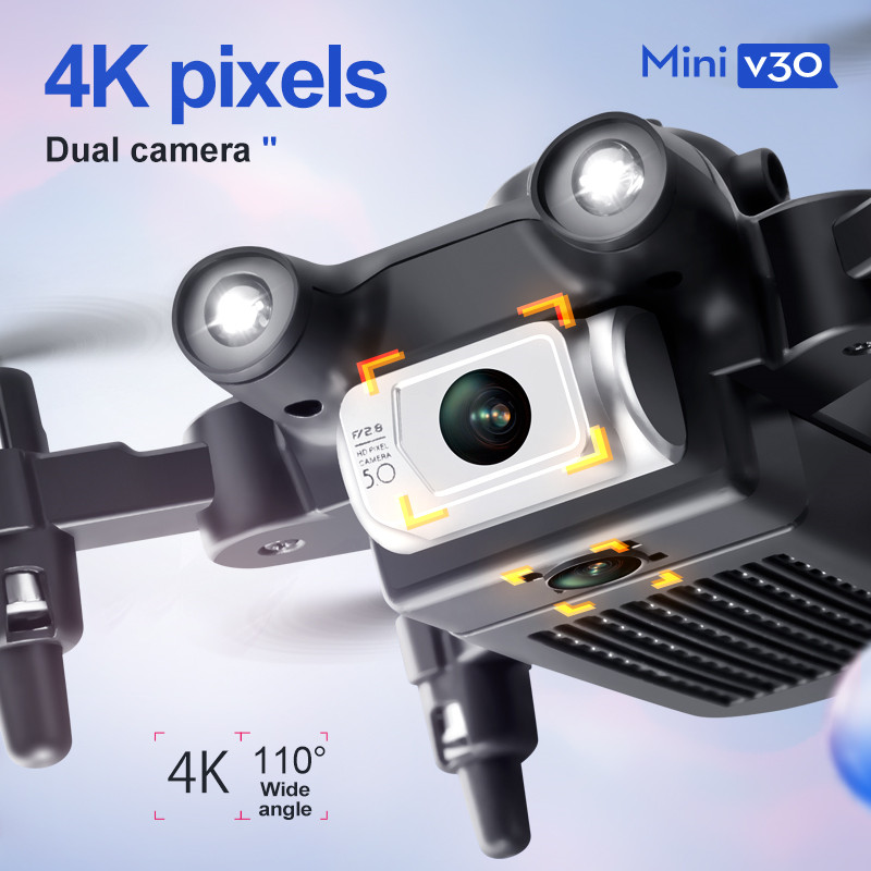 Mini V30 WiFi FPV Drone With 4 - Drone Video Production avaliação e preço