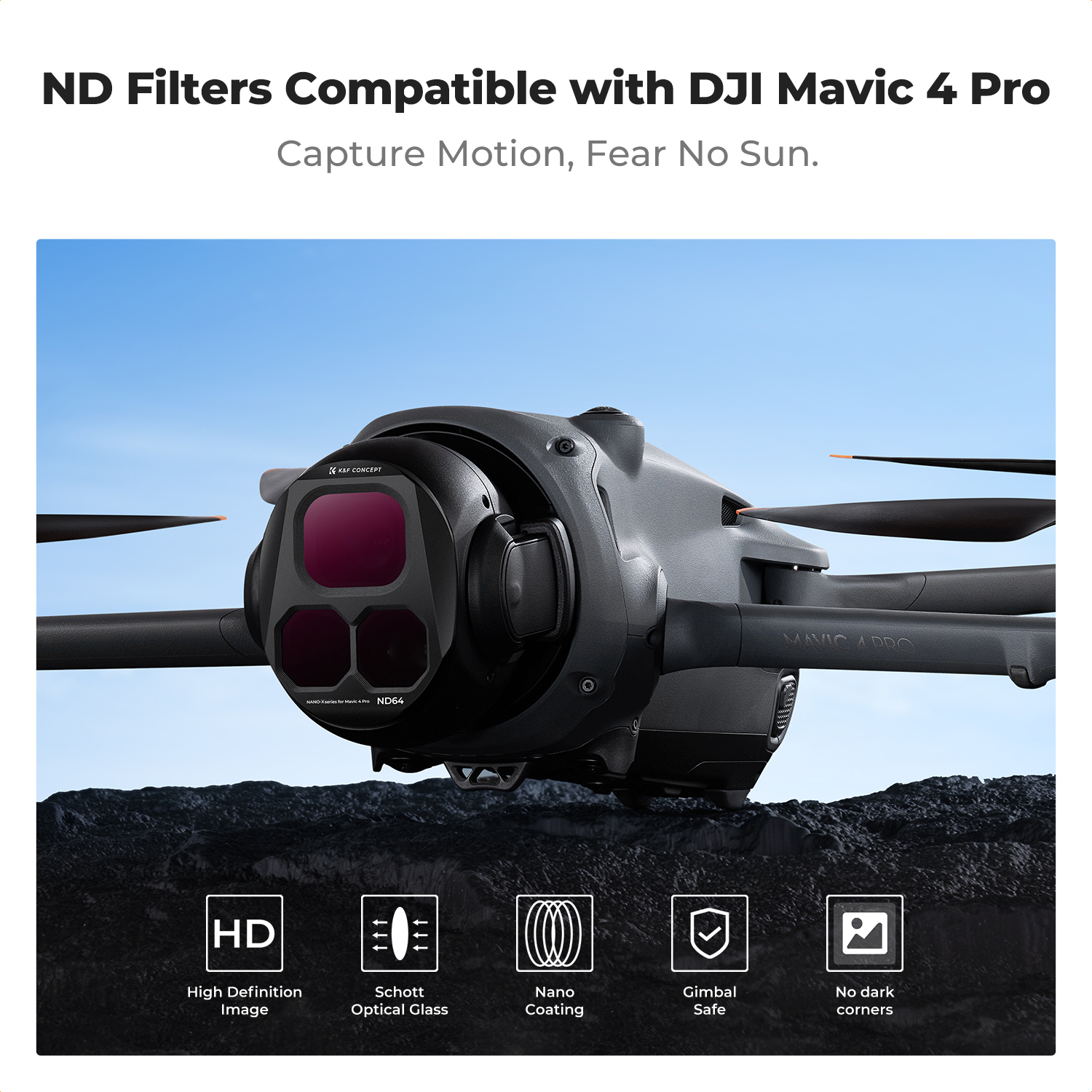 K&F CONCEPT ND Filter Set for  - Drone Ndvi avaliação e preço