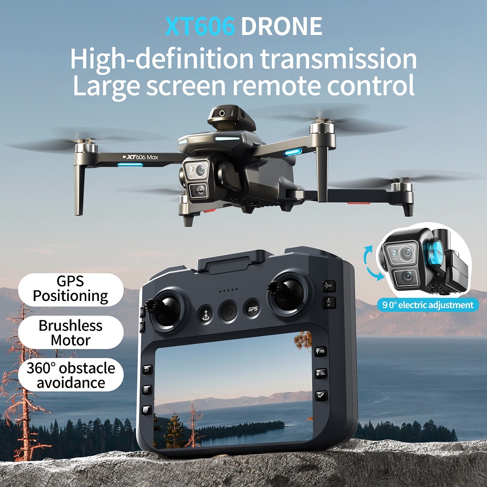 XT606 MAX 3 battery Drone 4k 8 - Drone Thermal Imaging avaliação e preço