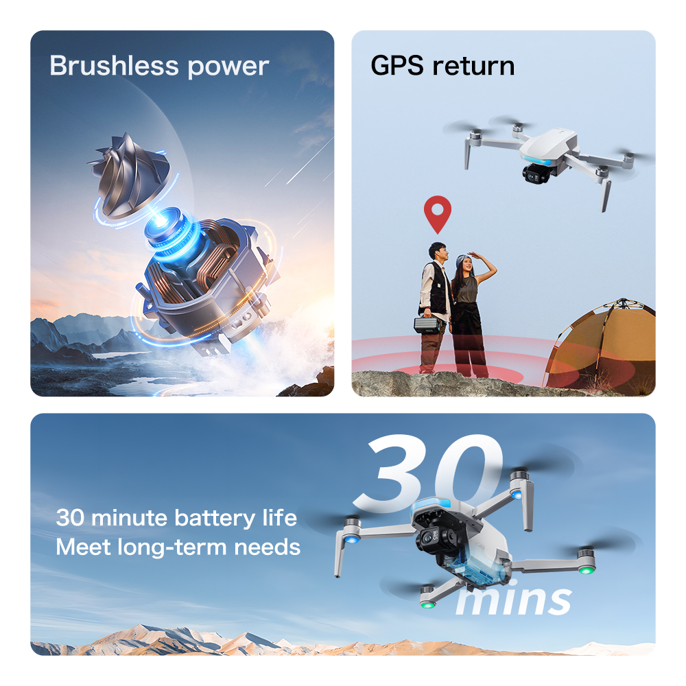 S-X1 MAX GPS Drone with 3-Axis - Drone Multispectral avaliação e preço