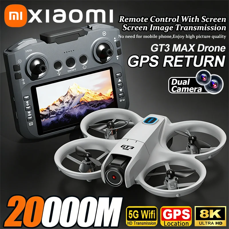 Xiaomi GT3 MAX GPS Drone 8K Ae - Drone Mapping avaliação e preço