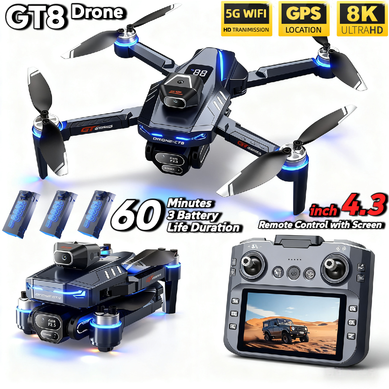 For Genuine GT8 Drone 4K Profe - Drone Thermal Imaging avaliação e preço