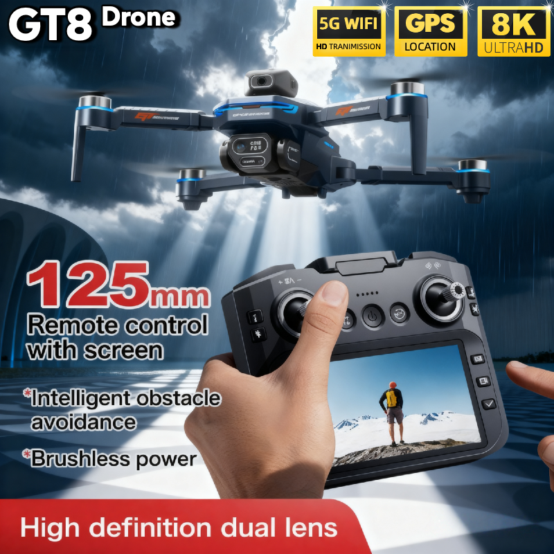 For Genuine GT8 Drone 4K Profe - Drone Thermal Imaging avaliação e preço