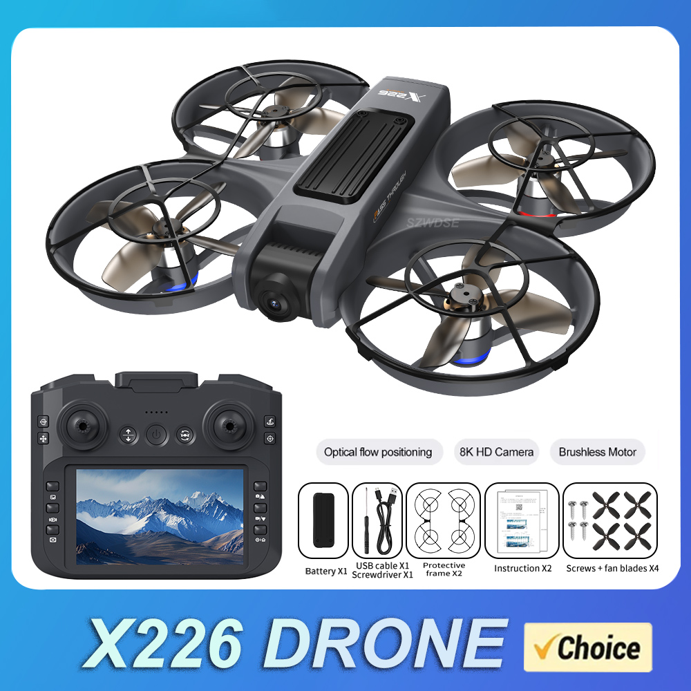 NEW X226 RC Drone 2.4G 5G WIFI - Drone Surveying avaliação e preço