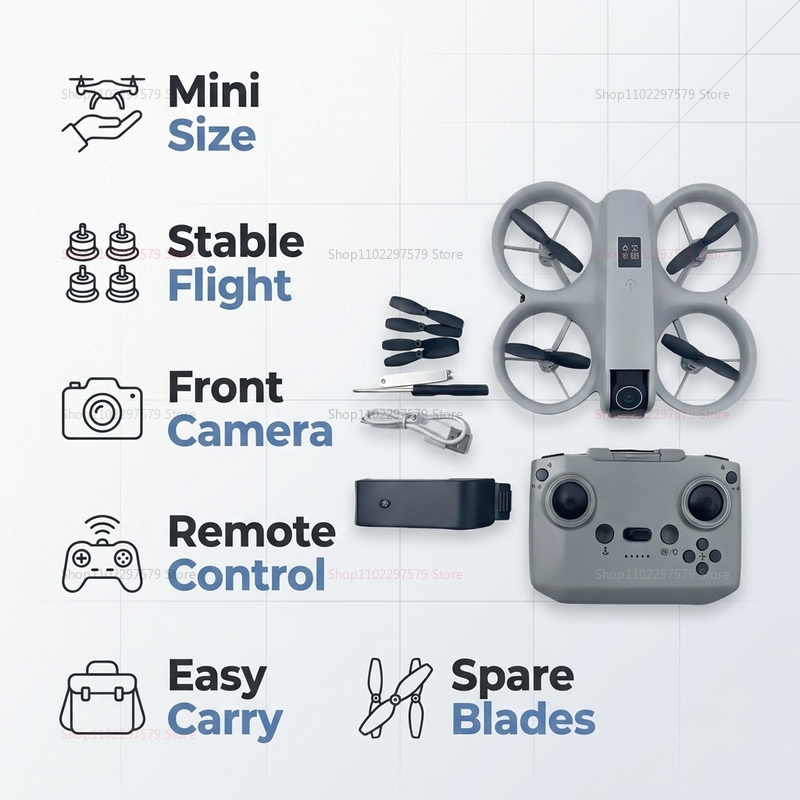 Mini Drone with 8K HD Camera F - Drone Video Production avaliação e preço
