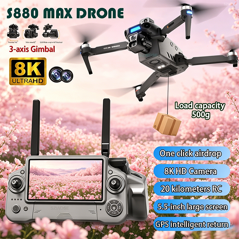 2026 New 8K Dual Camera Drone  - Drone Mapping avaliação e preço