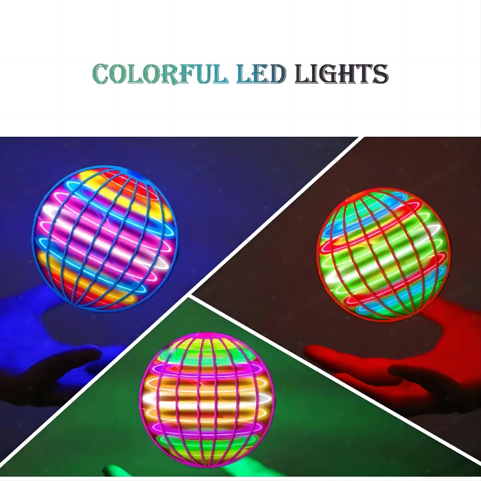 LED Light Up Flying Orb Boomer - Drone Aerial Photography avaliação e preço