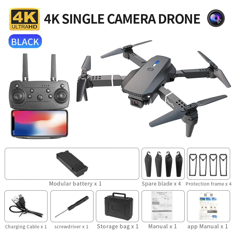 E88 ProIntelligent Folding Dro - Drone Aerial Photography avaliação e preço