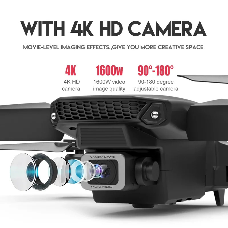E88 ProIntelligent Folding Dro - Drone Aerial Photography avaliação e preço