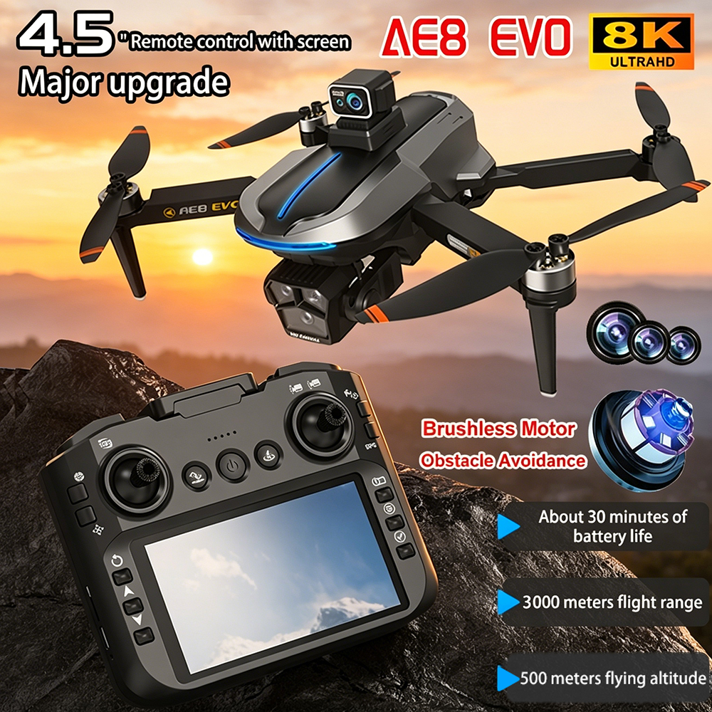 AE8 EVO Drone 4K Professional  - Drone Surveying avaliação e preço