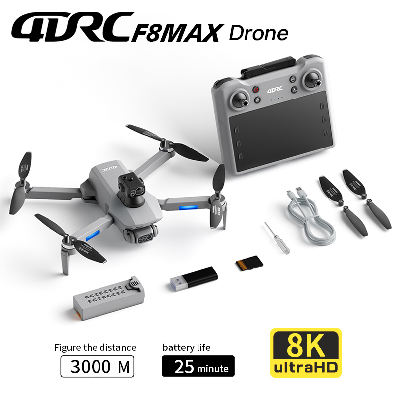 F8 MAX GPS Drone Professional  - Drone Surveying avaliação e preço