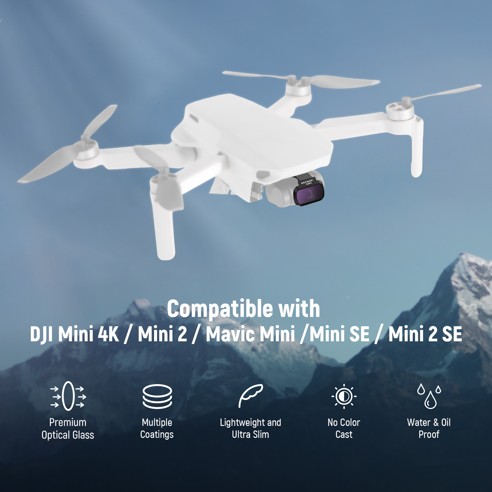 NEEWER 6 Pack ND CPL Filters F - Drone Ndvi avaliação e preço