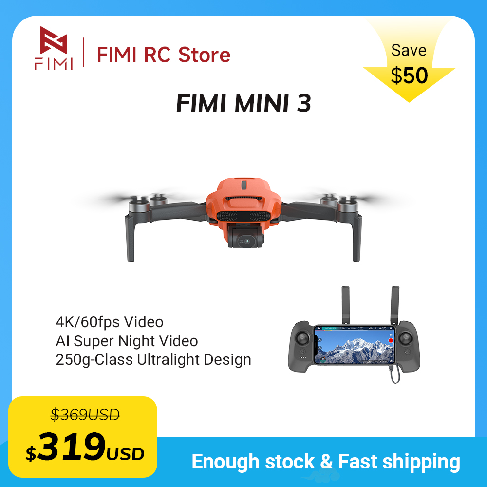 FIMI MINI 3 Camere drone 4K 60 - Drone Video Production avaliação e preço