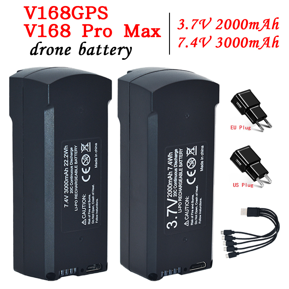GPS V198 7.4V 3000mAh Battery  - Drone Mapping avaliação e preço