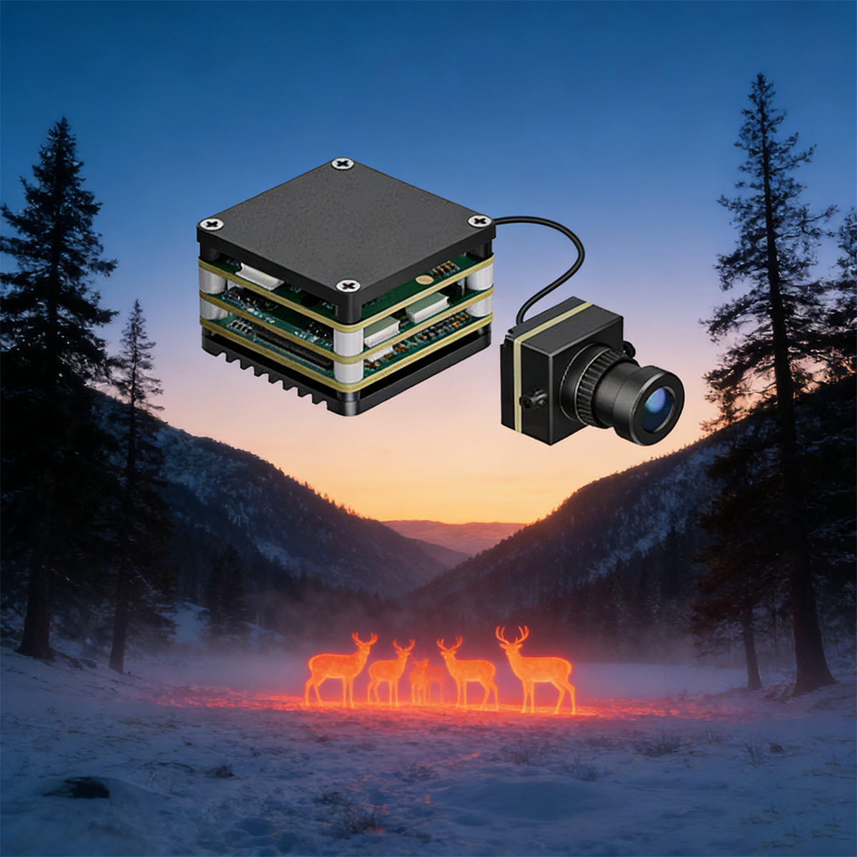 2026 New AI VisionCube S AI Ca - Drone Thermal Imaging avaliação e preço